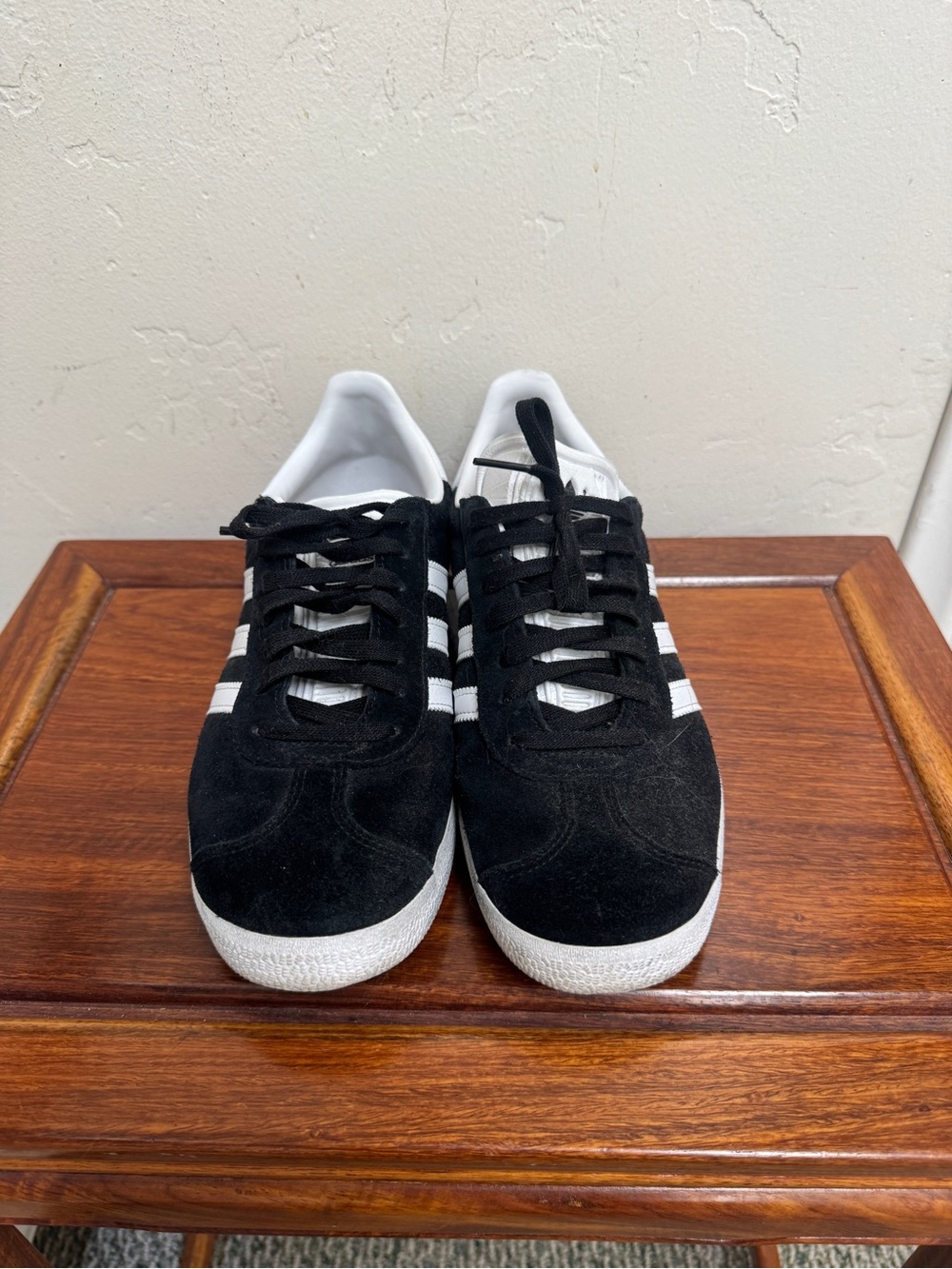 Adidas Gazelle Suede Sneakers - Black/White